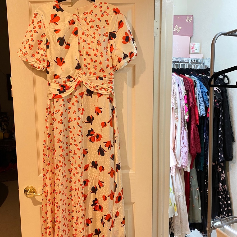 Mr Self Portrait Floral Midi Dress - Picture 2 of 4